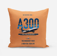 Thumbnail for Airbus A300B2 design on orange pillow