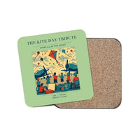 Thumbnail for The Kite Day Tribute - Designed Coasters design on light green 1-piece