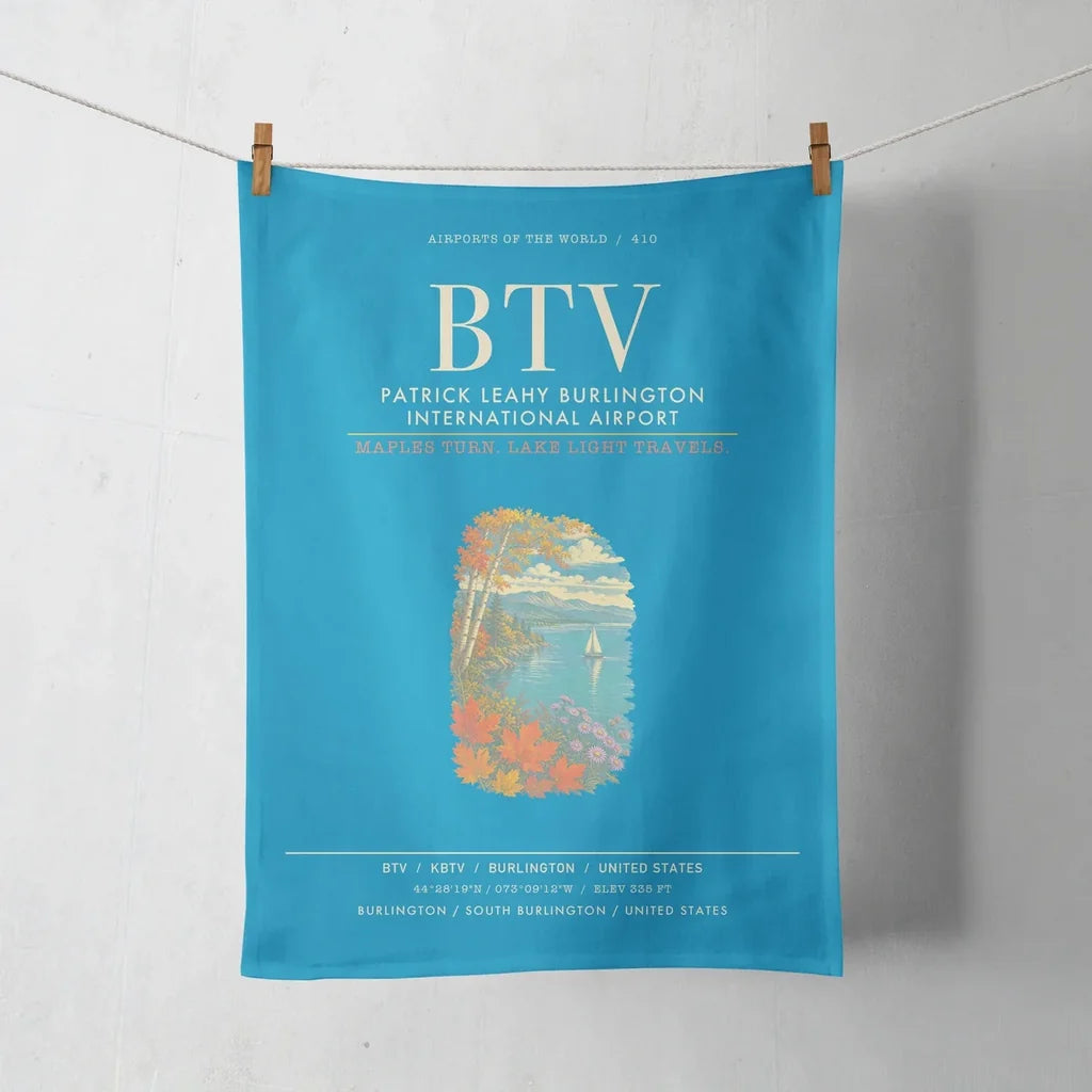 Patrick Leahy Burlington International Airport BTV - Turquoise