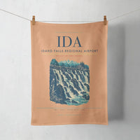 Thumbnail for Idaho Falls Regional Airport (IDA) design on orange towel