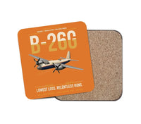 Thumbnail for B-26G Marauder design on orange 1 piece coaster