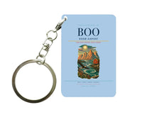 Thumbnail for Bodø Airport (BOO) design on light blue key chain