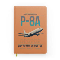 Thumbnail for P-8A Poseidon design on orange notebook