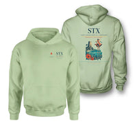 Thumbnail for Henry E. Rohlsen Airport (STX) design on light green double-side hoodie