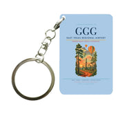 Thumbnail for East Texas Regional Airport (GGG) design on light blue key chain