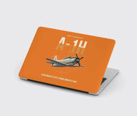 Thumbnail for A-1H Skyraider design on orange MacBook case
