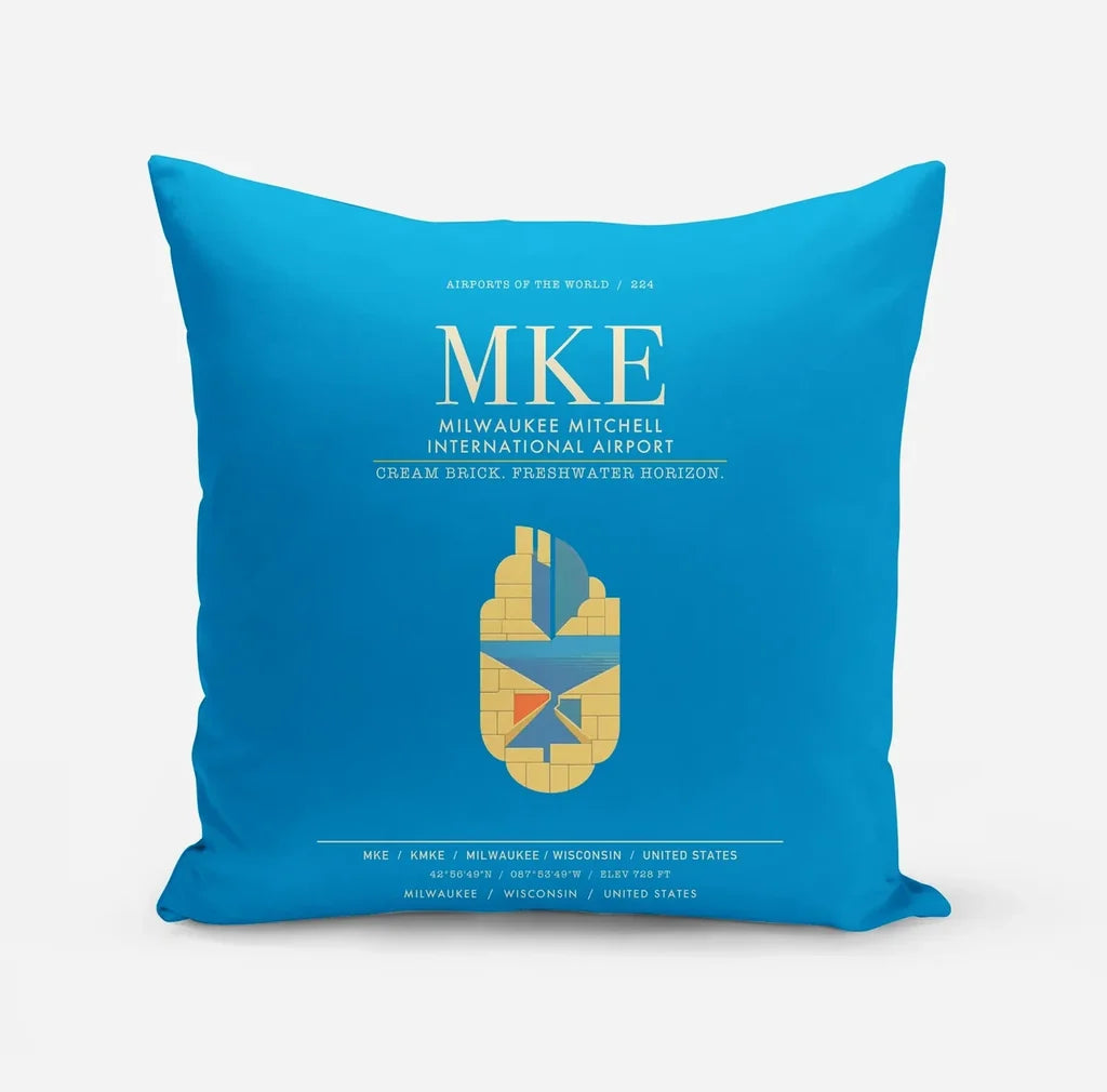 Milwaukee Mitchell International Airport MKE - Turquoise
