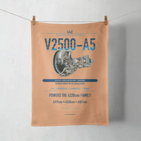 Thumbnail for V2500-A5 design on orange towel