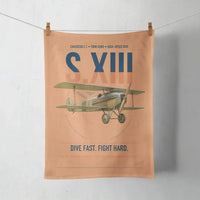 Thumbnail for SPAD S.XIII C.1 design on orange towel