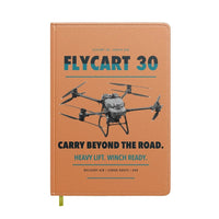 Thumbnail for DJI FlyCart 30 design on orange notebook