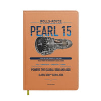 Thumbnail for PEARL 15 design on orange notebook