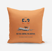Thumbnail for E-3 Sentry AWACS design on orange pillow