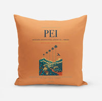 Thumbnail for Matecaña International Airport (PEI) design on orange pillow