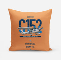 Thumbnail for Cessna 152 design on orange pillow