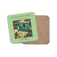 Thumbnail for The Island Hop Survey - Designed Coasters design on light green 1-piece