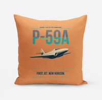 Thumbnail for P-59A Airacomet design on orange pillow