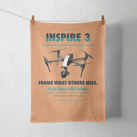 Thumbnail for DJI Inspire 3 design on orange towel