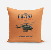 Thumbnail for Airbus UH-72A Lakota design on orange pillow