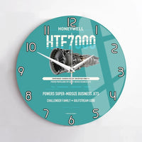 Thumbnail for HTF7000 design on turquoise no frame wall clock