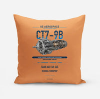 Thumbnail for CT7-9B design on orange pillow