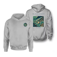 Thumbnail for VINTAGE G4074 - The Storm Diversion - Double-Side Hoodie design on lightgray double side
