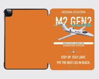 Thumbnail for Cessna Citation M2 Gen2 design on orange ipad tablet case