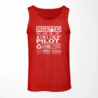 Thumbnail for Airline Pilot Label Tank Top - view 10