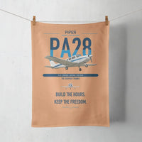 Thumbnail for Piper PA-28 Cherokee design on orange towel