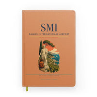 Thumbnail for Samos International Airport (SMI) design on orange notebook