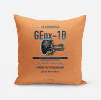 Thumbnail for GEnx-1B design on orange pillow