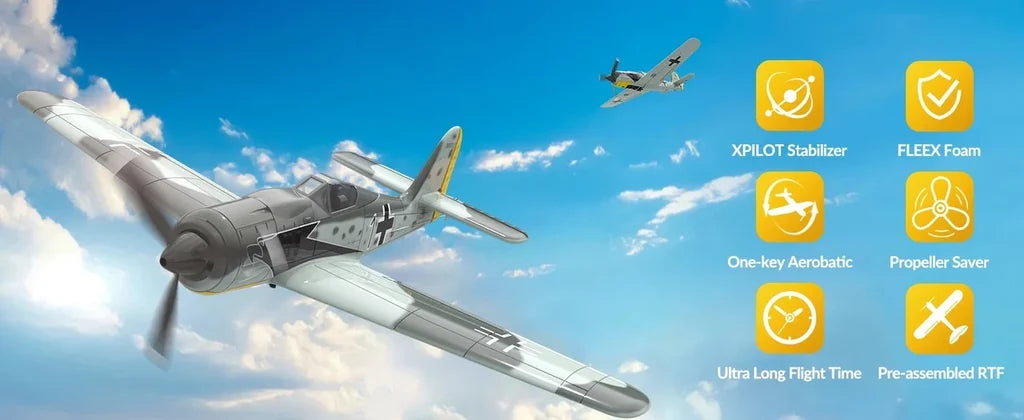 Fw190 4CH RC Fighter PNP (761-17) - view 11
