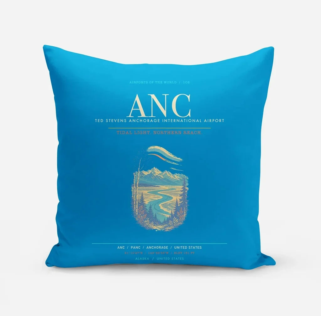 Ted Stevens Anchorage International Airport ANC - Turquoise
