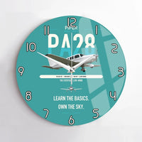 Thumbnail for Piper PA-28-181 Archer LX design on turquoise no frame wall clock