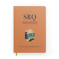 Thumbnail for Sarasota Bradenton International Airport (SRQ) design on orange notebook