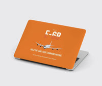 Thumbnail for E-6B Mercury design on orange MacBook case