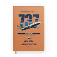 Thumbnail for Boeing 737 MAX 9 design on orange notebook