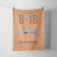 Thumbnail for B-1B Lancer design on orange towel