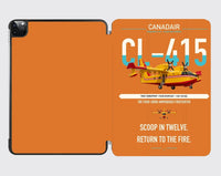 Thumbnail for Canadair CL-415 design on orange ipad tablet case