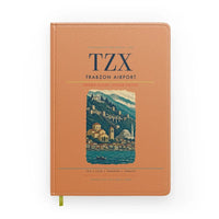 Thumbnail for Trabzon Airport (TZX) design on orange notebook