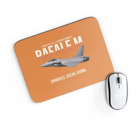 Thumbnail for Dassault Rafale M F4.1 Carrier Omnirole Network design on orange rectangle mouse pad