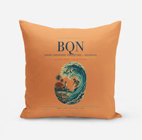 Thumbnail for Rafael Hernández Airport (BQN) design on orange pillow
