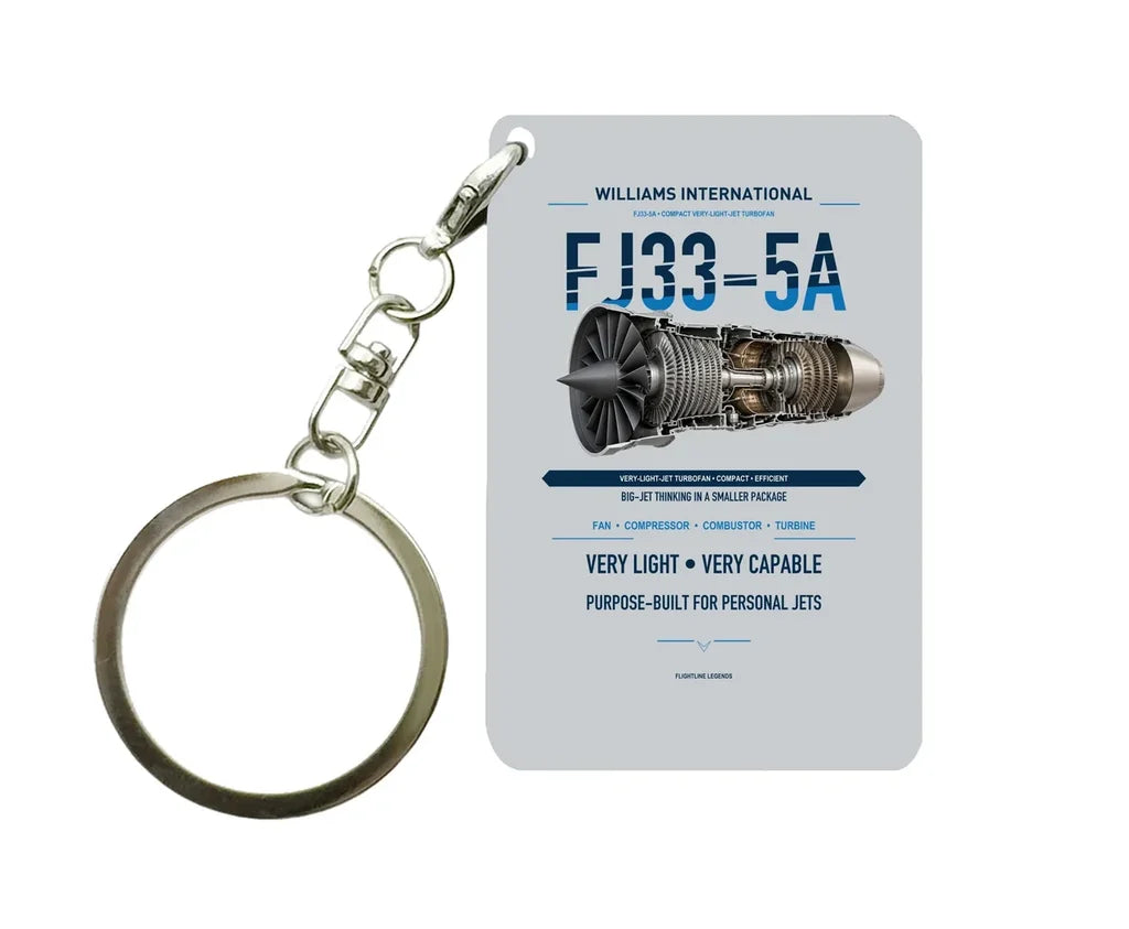 FJ33-5A Key Chain design on light gray key chain