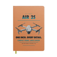 Thumbnail for DJI Air 2S design on orange notebook
