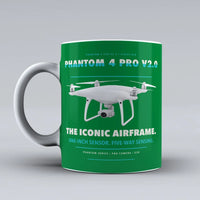 Thumbnail for Phantom 4 Pro V2.0 Mug design on green dji