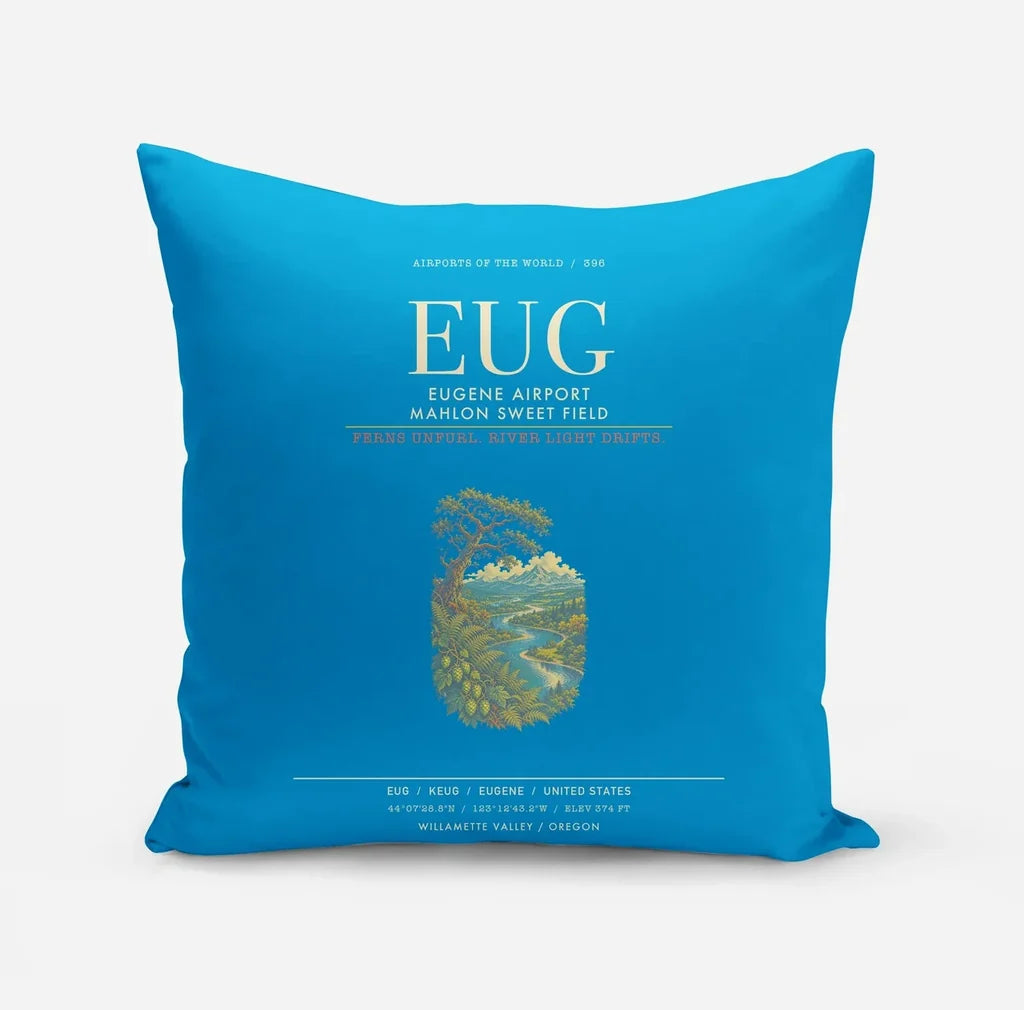 Eugene Airport Mahlon Sweet Field EUG - Turquoise