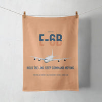 Thumbnail for E-6B Mercury design on orange towel