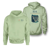 Thumbnail for Idaho Falls Regional Airport (IDA) design on light green double-side hoodie
