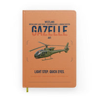 Thumbnail for Westland Gazelle AH1 design on orange notebook