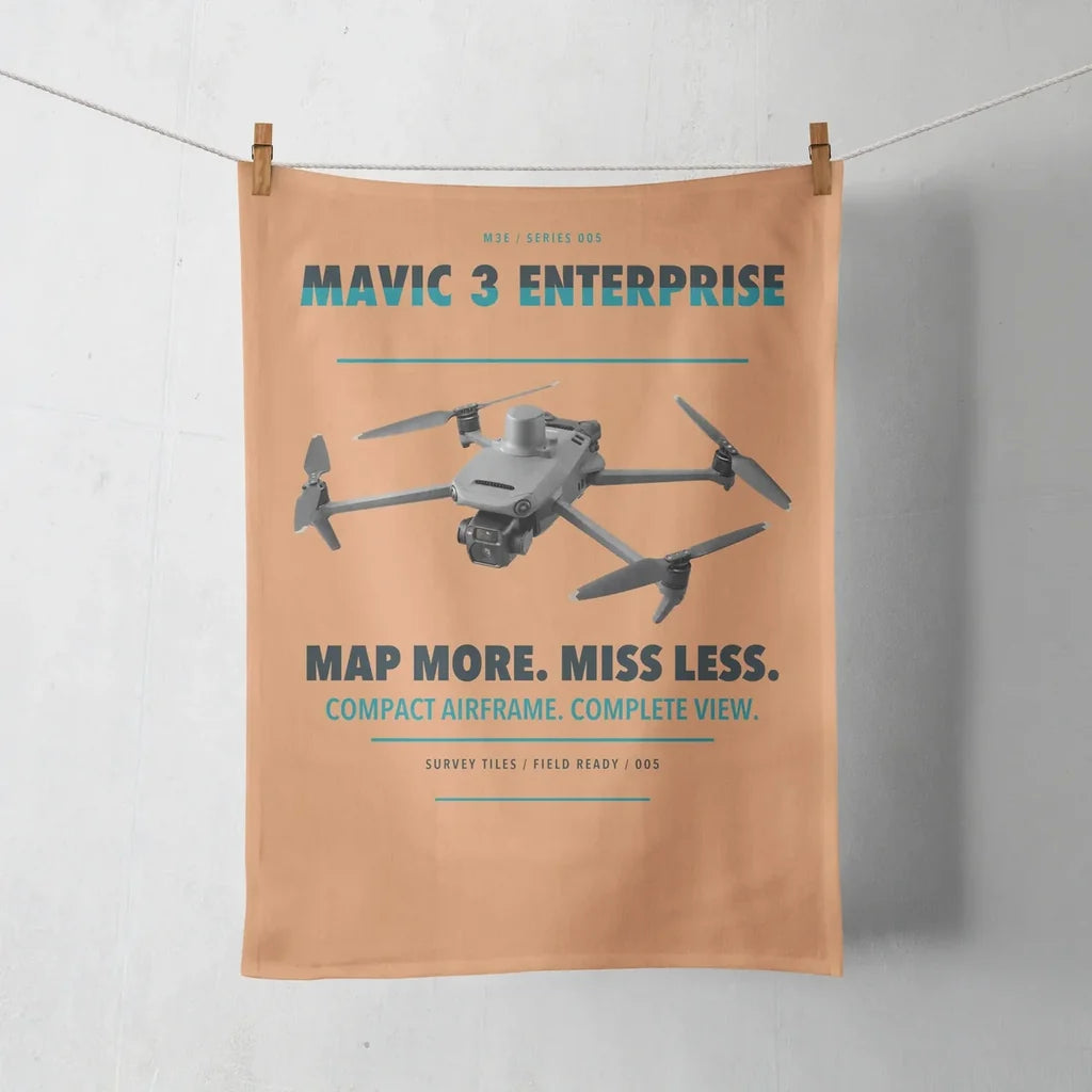DJI Mavic 3 Enterprise design on orange towel