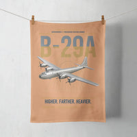 Thumbnail for B-29A Superfortress design on orange towel